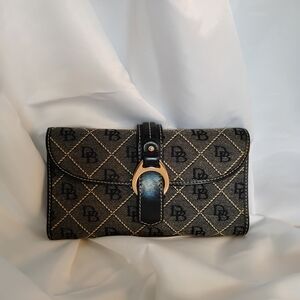 Dooney & Bourke INDIGO and Gray Wallet